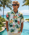 Plumeria Rayon Relaxed Fit Aloha Shirt White