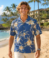 Rayon Orchids Men's Aloha Shirt Slate