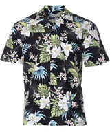 Relax Fit Cattleya Cotton Hawaiian Shirt