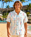 Resort Cotton Pineapples Dude Hawaiian Shirt White