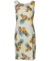 Pineapple Short Hawaiian Dress Cream