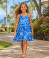 Soft Rayon Girls Hawaiian Dress Peri