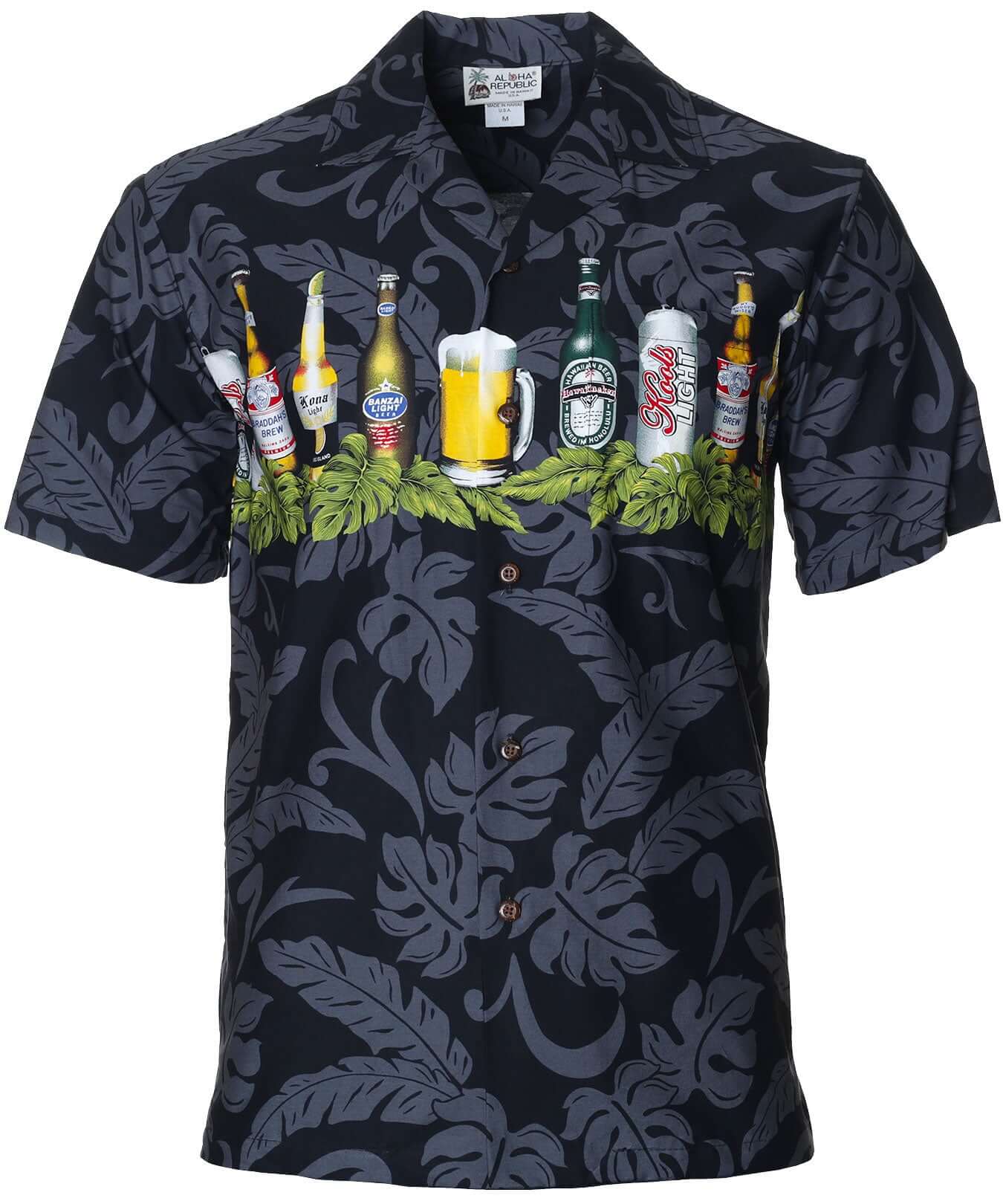 Suck 'Em Up Short Sleeve Men's Cotton Border Shirt