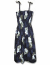 Kailua Smock Tube Top Midi Dress