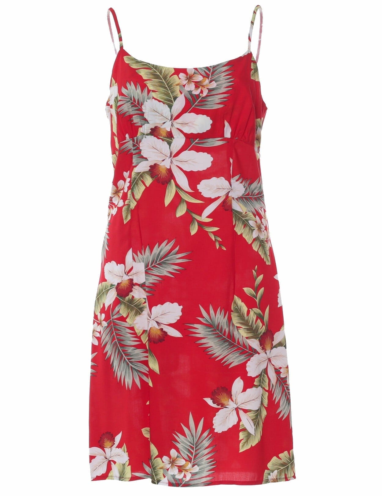Wainapanapa Skinny Straps Short Hawaiian Dress