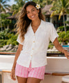 Pink Women's Palaka Shorts
